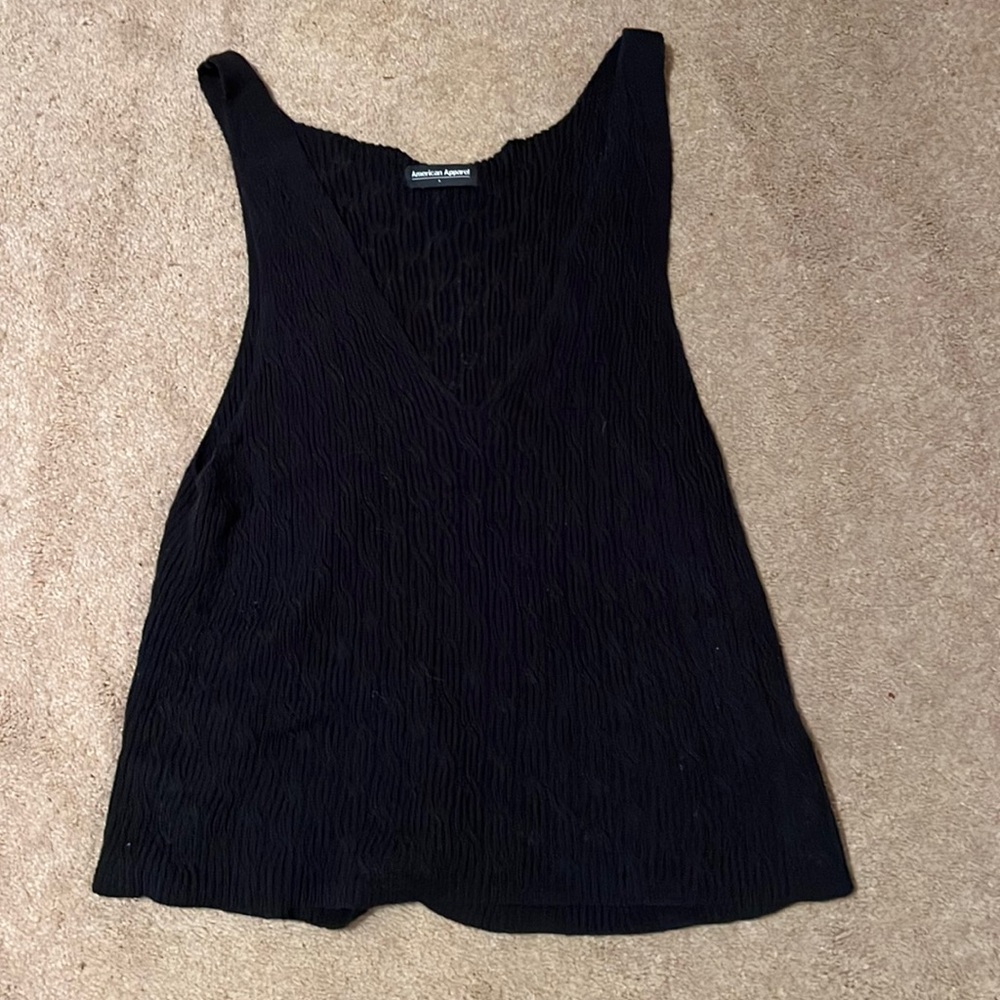 American apparel, women’s L, knitted tank